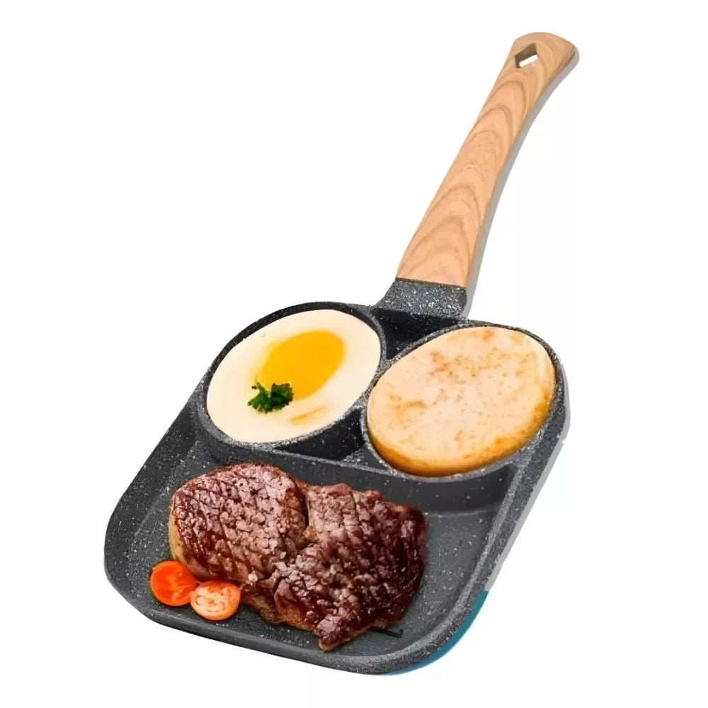 Frigideira Antiaderente Com 3 ou 4 Divisórias